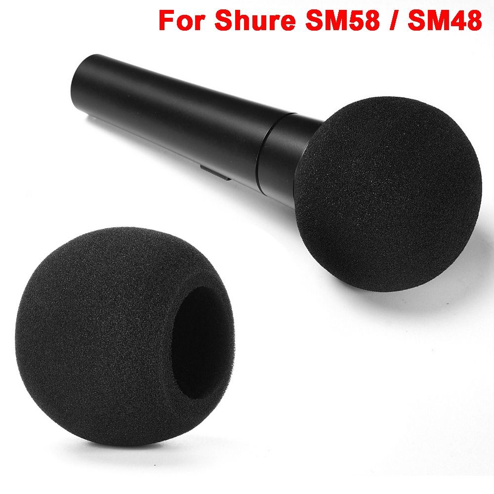 Shure Mic Sm58 - Yedek Mikrofon Rüzgarlığı Kaplaması Sürülmüş Sünger